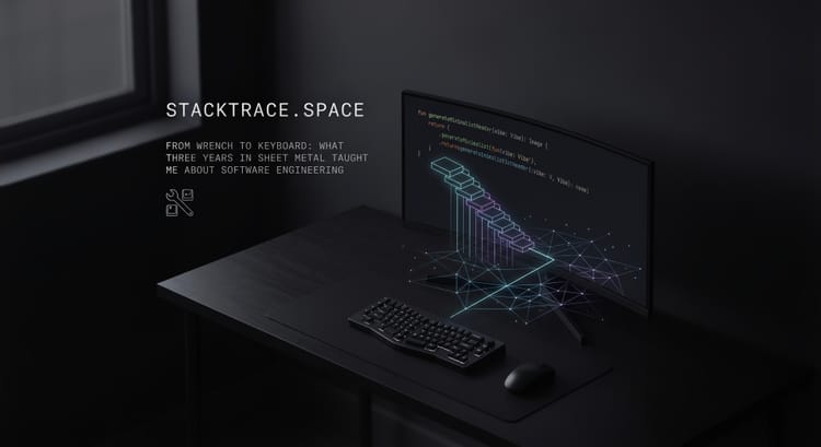 From Wrench to Keyboard: What Three Years in Sheet Metal Taught Me About Software Engineering